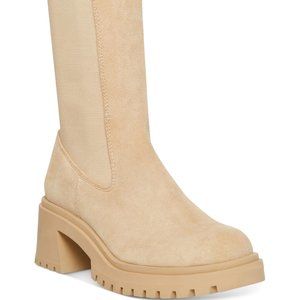 Steve Madden Women's Hesitant Lug-Sole Chelsea Booties....MSRP $139